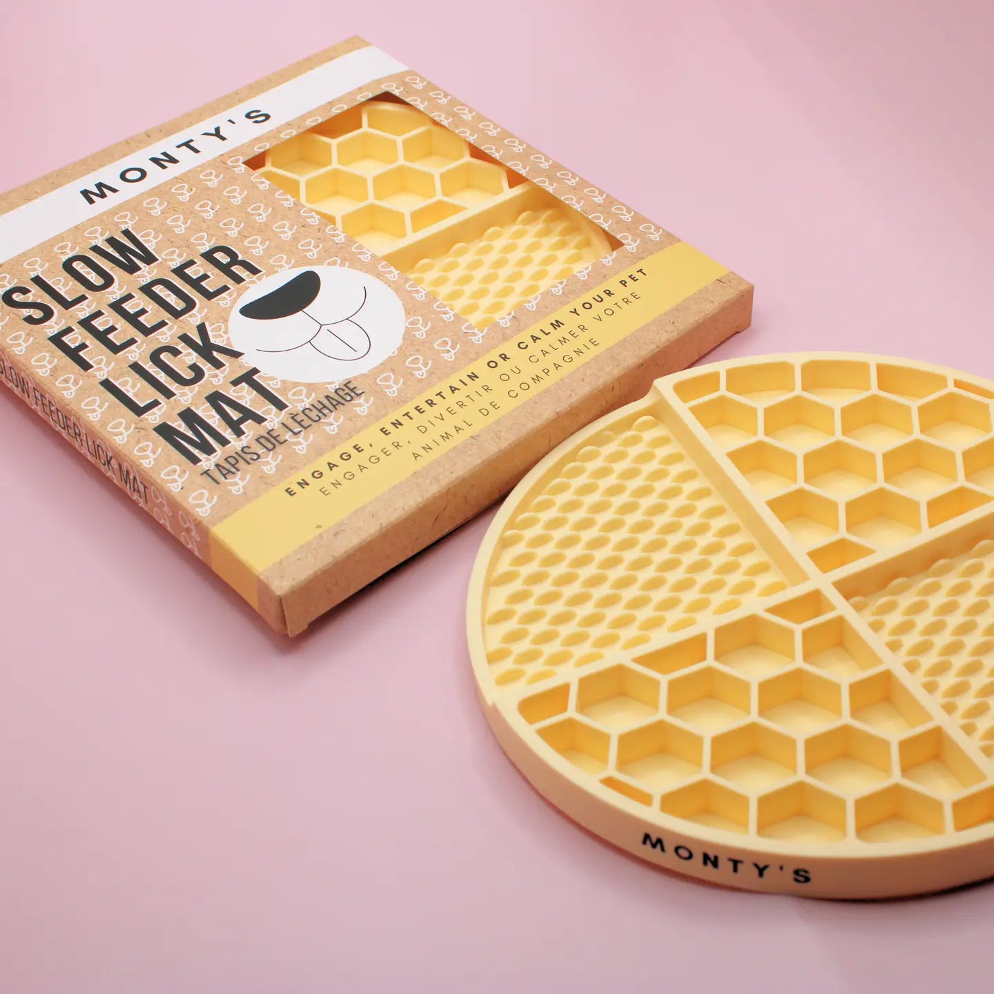 Monty's Silicone Slow Feeder Lick Mat