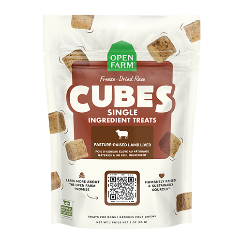 Open Farm® Freeze-Dried Raw Single Ingredient Treat Cubes 3oz