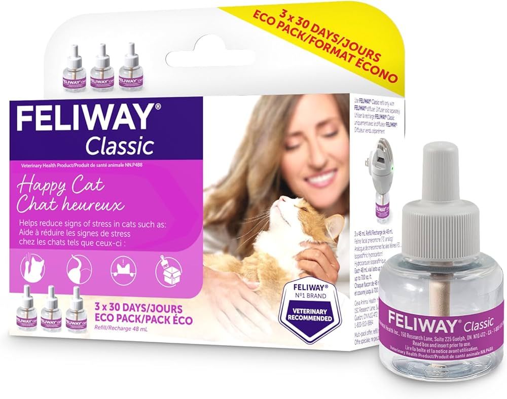 FELIWAY Classic Calming 30 Day Diffuser Refill for Cats