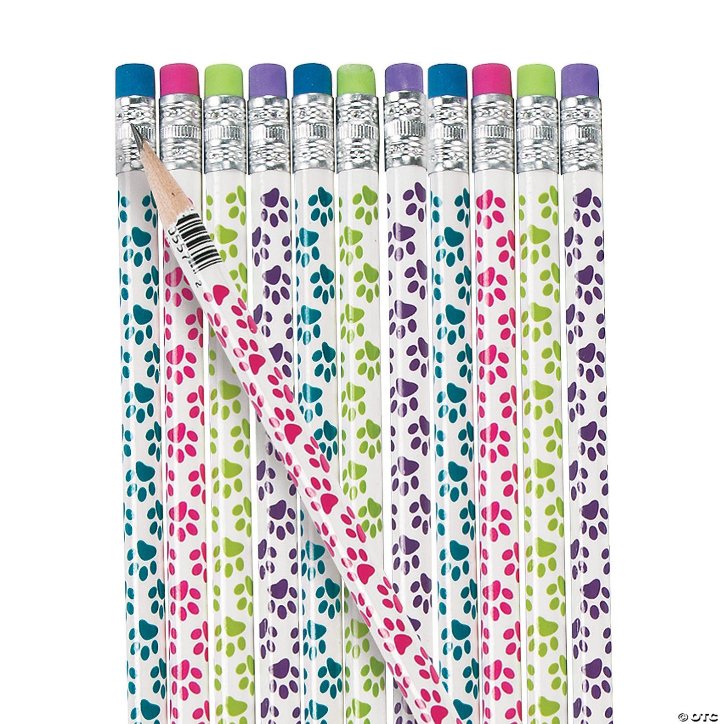 Paw Print Pencils - 24 Pack