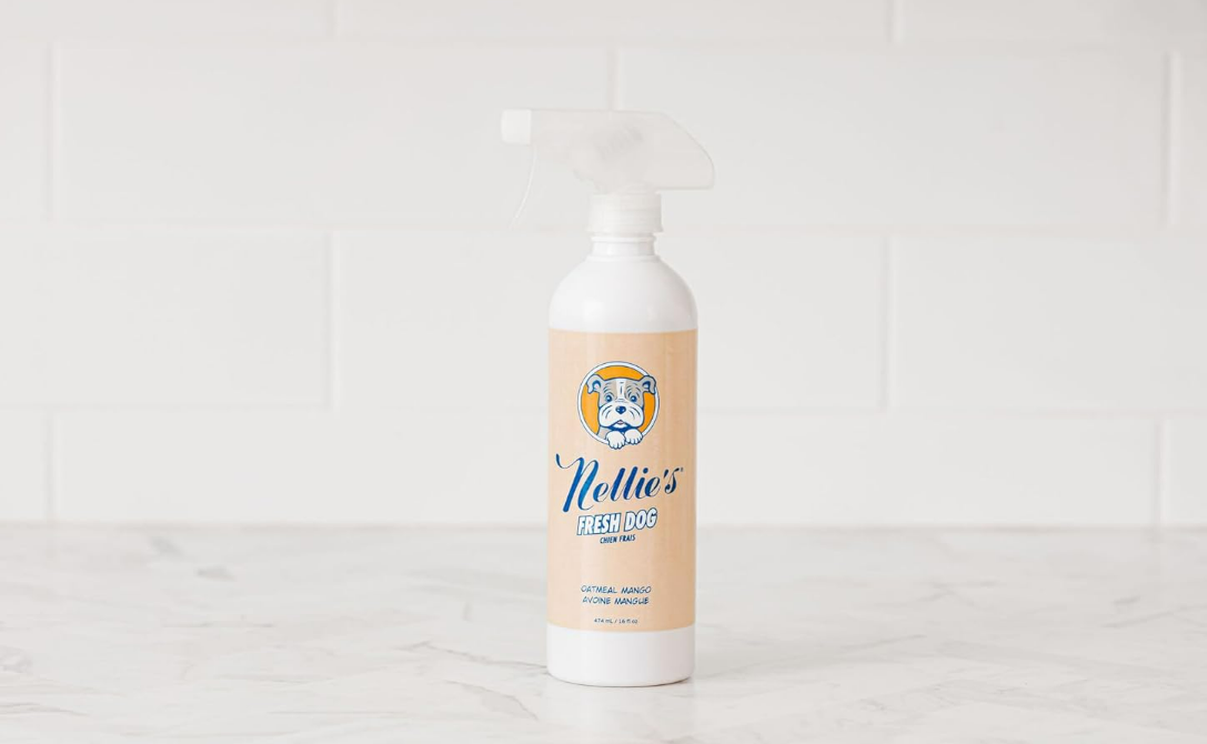 Nellie's Fresh Dog Dry Shampoo - Oatmeal Mango Scent 474ml