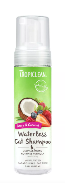 Tropiclean- Deep Cleaning Waterless Shampoo Cat 7.4oz