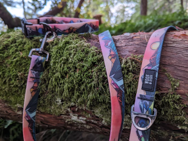 Woof & Stuff - 4ft Sunrise Peaks Waterproof Leash
