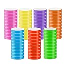 700Pcs Paper Wristbands for Events, 7 Colors Waterproof Neon Party Wristbands Armband Paper Bracelets