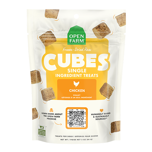 Open Farm® Freeze-Dried Raw Single Ingredient Treat Cubes 3oz