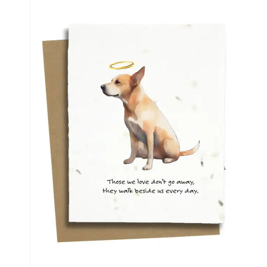 Card - Dog Loss Halo (Greet n Grow)