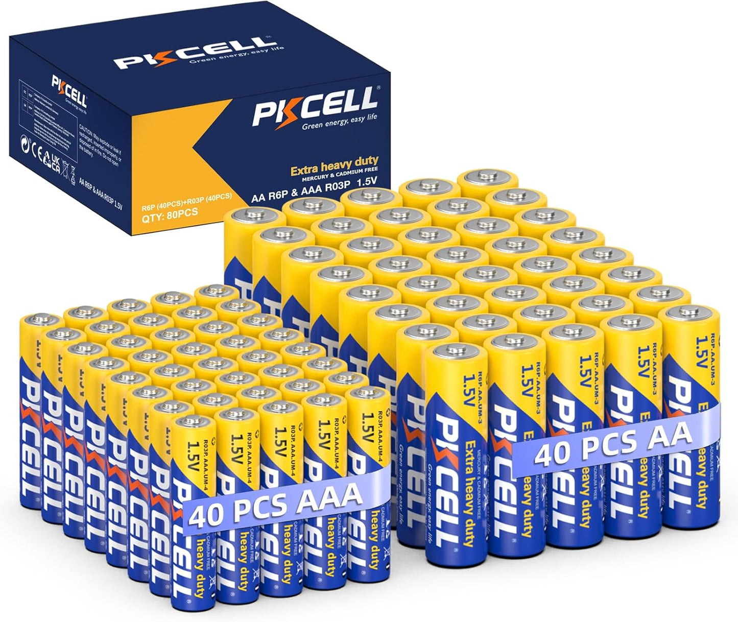 AA and AAA batteries