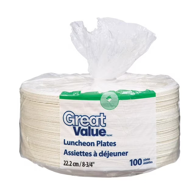 Great Value Luncheon Plates