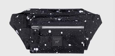 Canada Pooch - The Everything Fanny Pack Black Splatter