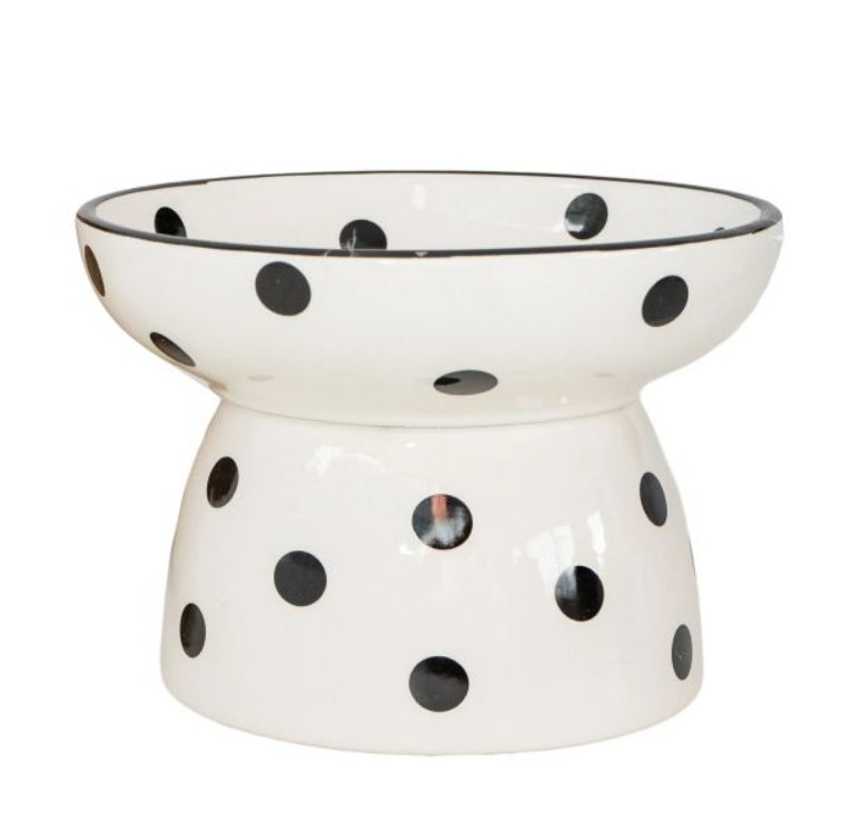Dexypaws - Raised Ceramic Cat Bowl