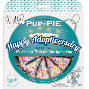 Lazy Dog Pup-Pie - Happy Adoptiversary