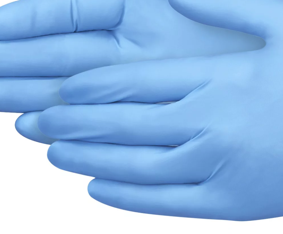 Uline Industrial Nitrile Gloves - Powder-Free, 6 Mil, Medium