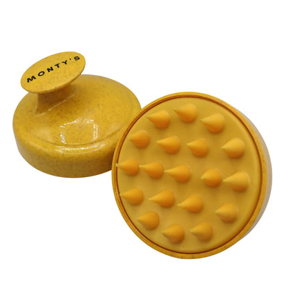 Monty's Pet Grooming Brush - Wheat Straw and Silicone